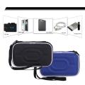 Portable Hard EVA Carrying Bag Zip-Up Closure Case Cover Pouch for 2.5 inch Hard Drive Earphones for MP3/MP4