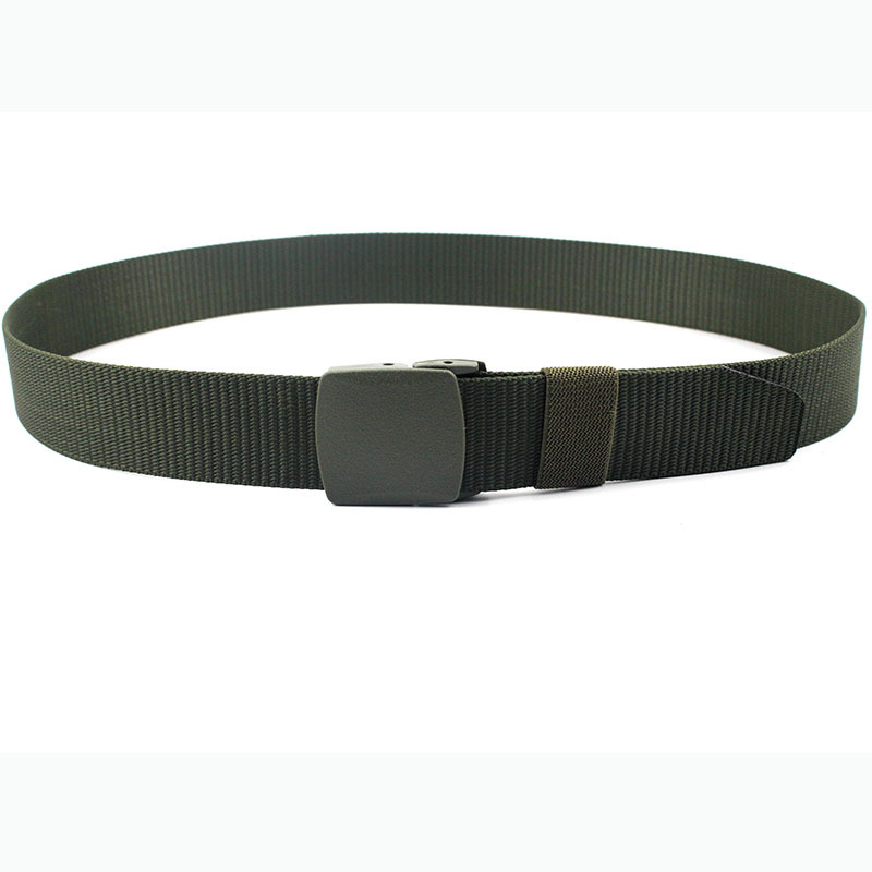 Military Tactical Men Belts Outdoor Army Canvas Belts Automatic buckle Belt Men Adjustable Plastic Buckle Waist Belt for Pants