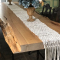 Macrame Table Runner With Tassels Bohemian Woven Table Runner Wedding Decoration Nordic Style Boho camino de mesa