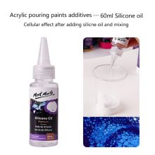 60ML Pigment Acrylic Paint Pouring Medium Silicone Oil for artist DIY Art Supply 203B