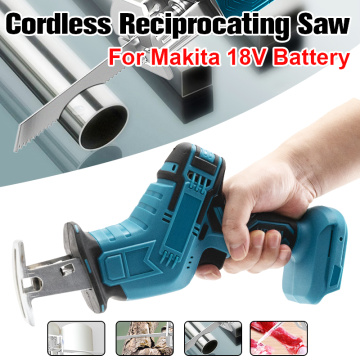 2021 New Cordless Reciprocating Saw Portable Replacement Electric Saw Metal Wood Cutting Machine For 18V Makita Battery