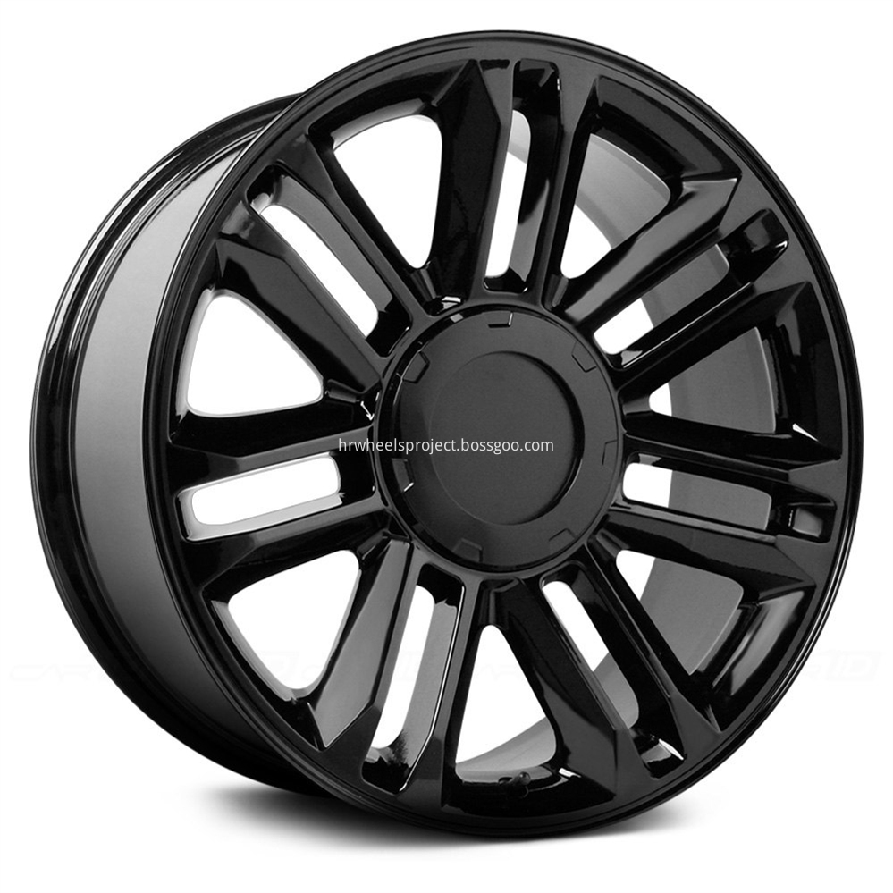 Cadillac Escalade Platinum Replica Wheels Gloss Black