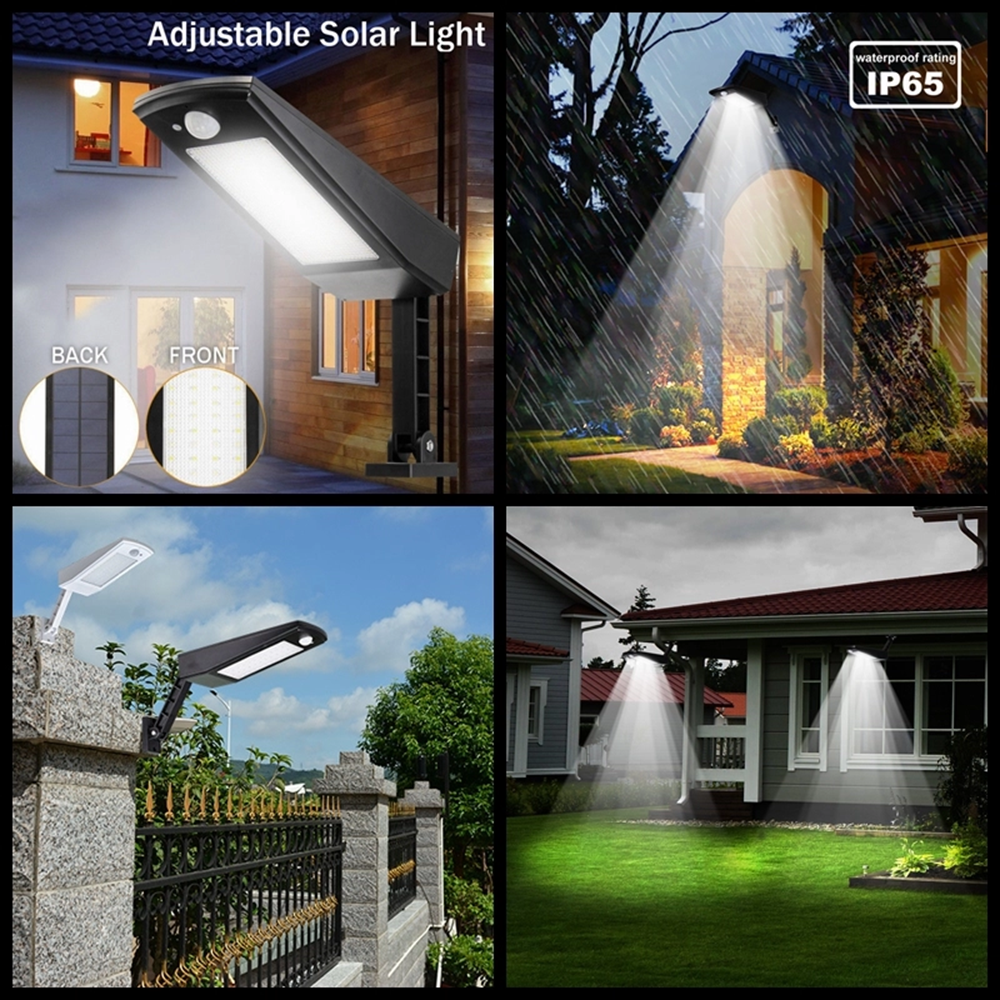 1000lm Solar Security Light With Remote 66Led