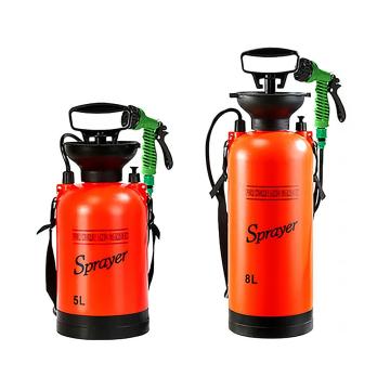 5L/8L Portable Outdoor Shower Camping Shower Multi-Function Bath Sprayer Watering Flowers Car Washing Small Sprayer