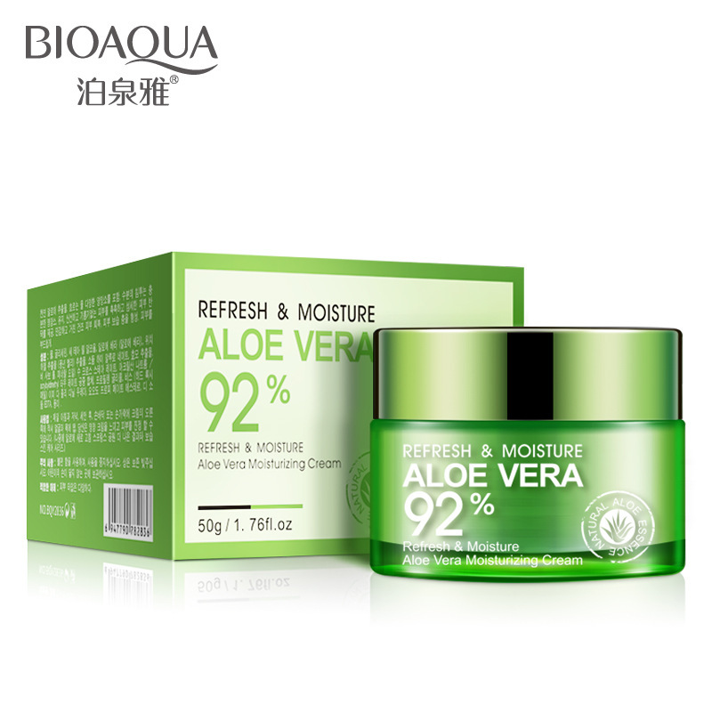 BIOAQUA Aloe Vera Gel Essence Face Cream Moisturizing Snail Whitening Cream Acne Scar Removal Cream Korean Cosmetics Skin Care