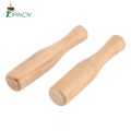 2pcs Wooden Pestle Food Muddle Grinding Rod for Custard Purees Drinks and Cocktails Bar Tool Muddler Garlic Press Spice Grinder