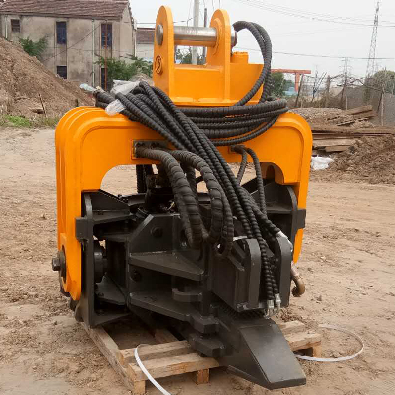 pile driver for photovoltaic installations small hydraulic pile driver