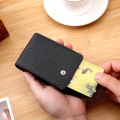Men Business Card Holder Leather Credit Card Wallet Women Unisex ID Card Case Purse Card Bag Porte Carte