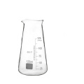 125ml Conical Three-corner Beaker Chemistry Laboratory Borosilicate Triangle Transparent Glass Beaker with spout FREE SHIP