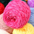 Soft gold Velvet Knitting Yarn DIY Shawl Scarf Crochet Thread Woollen Yarn For Baby Household Sewing Tools Sew Accessories #R10