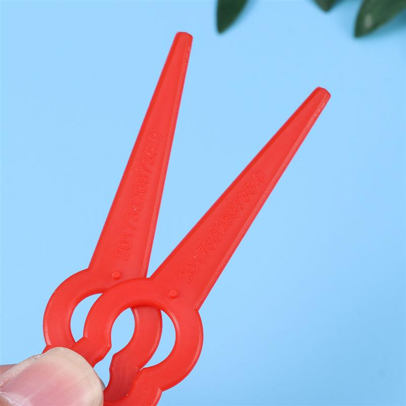 WINOMO 50pcs Plastic Grass Trimmer Blades Mower Replacement Trim Fast Switchblades