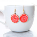 Summer Small Fresh Cute Fruit Watermelon Strawberry Kiwi Long Earrings For Women Night Club Punk Jewelry Accessories Brincos