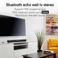 New TV Echo Wall Sound Bar Wired and Wireless Bluetooth100W Patent Home Surround Sound Bar for PC Cinema TV Speaker / TF / AUX