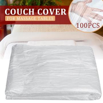 100Pcs Disposable Waterproof Oil-resistant Bed Sheet Set Cosmetic Salon Sheets SPA Bed Table Cover PP Oil Proof Film