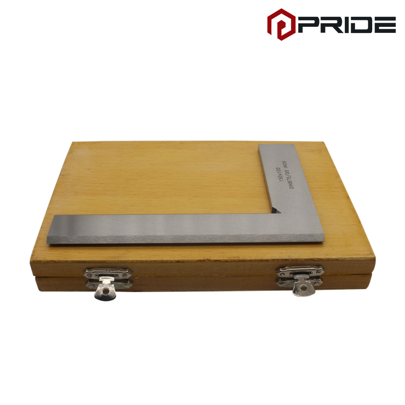 90 Degrees Knife Edge Square With Stainless Steel Range:100x150 DIN875 00 Grade