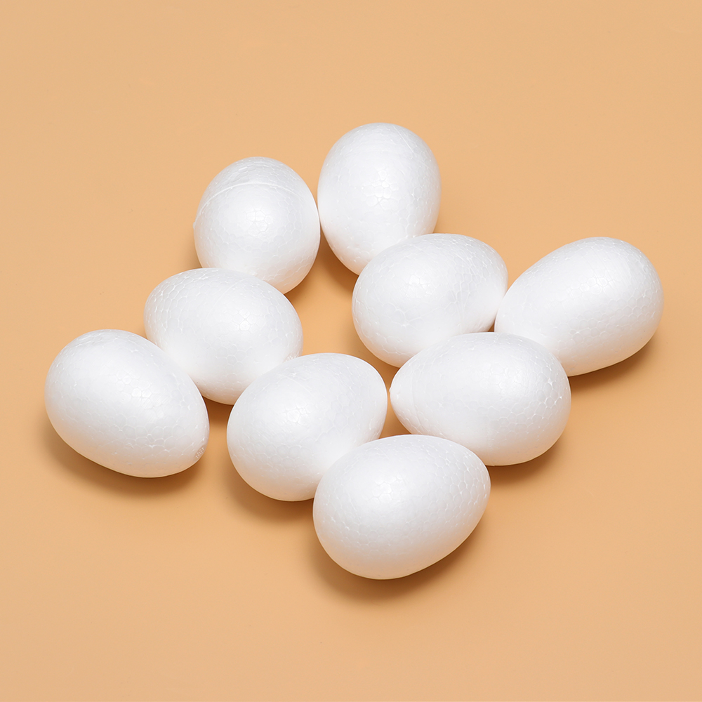 Lucia Crafts 72pcs/Lot Styrofoam 5cm Foam Ball Eggs DIY Easter Day Party Decor Supplies L0603