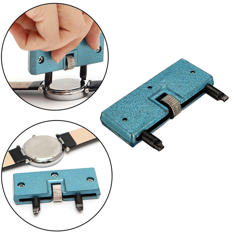 Watch Opener Back Case Tool Universal Adjustable Battery Change Kit Opener Cover Remover Screw Watchmaker Tools Parts