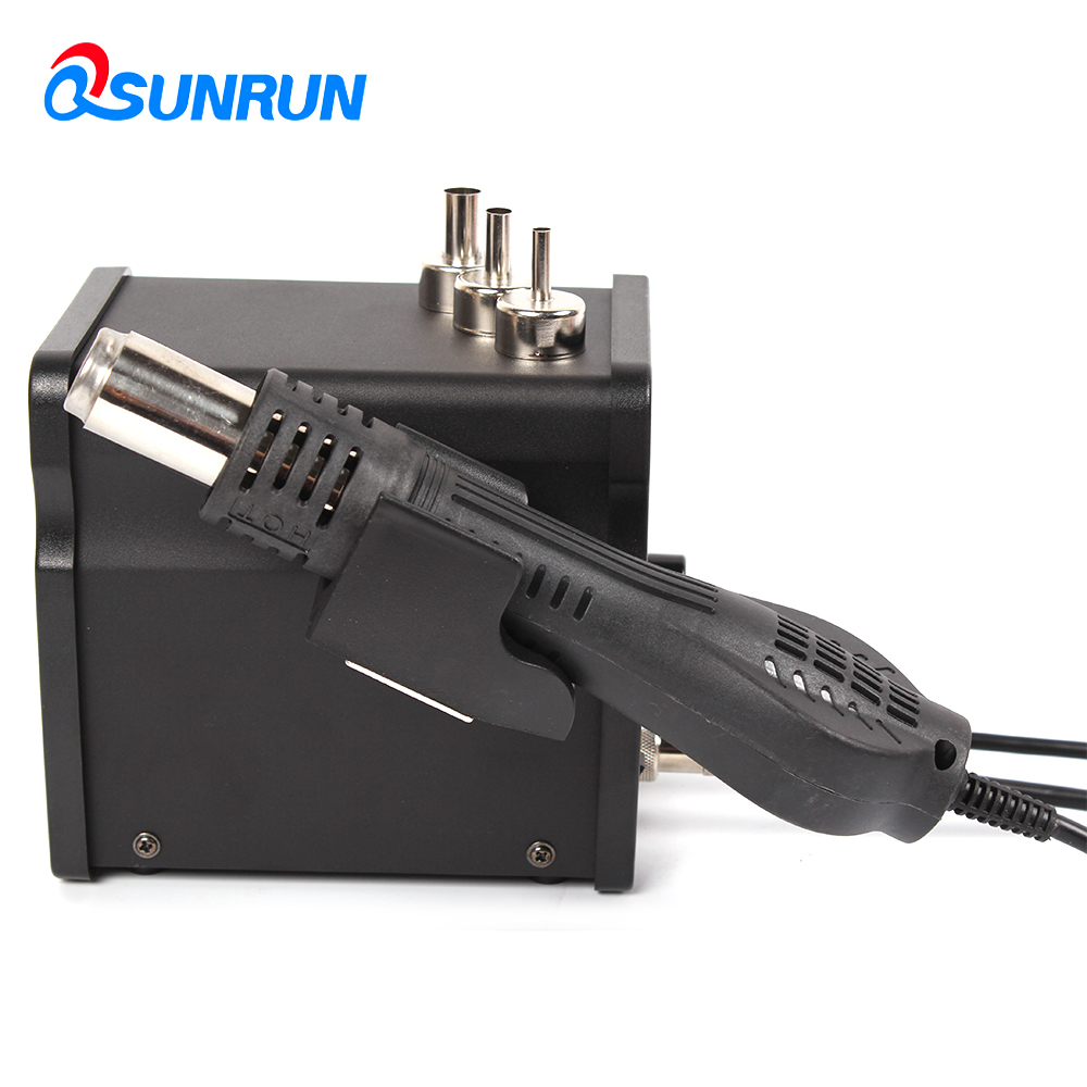 8586 700W 110V/220V ESD Soldering Station LED Digital Desoldering Station BGA Rework Solder Station Hot Air Gun Welding Tool