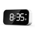LED Digital Alarm Clock Mirro Screen Electronic Desktop Clocks For Home Decoration LED Display Digital Table Clocks USB Charging