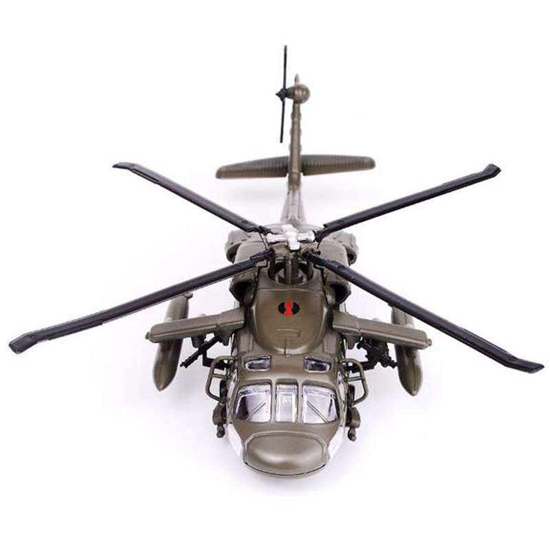 23CM Alloy Black Hawk Helicopter Military Model Toys Army Fighter Model Aircraft Model Adult Kids Gift Collecting Toys
