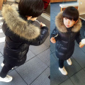 Winter Children Down Jackets Casual Solid Long-Style Detachable cap Boy's Jackets Coats 90% White Duck down Clothing