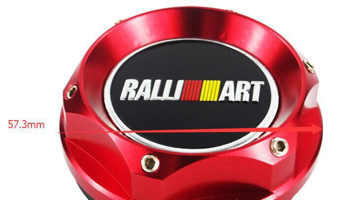 Hypertune - Ralliart Racing Engine Oil Cap Oil Fuel Filler Cover Cap For Mitsubishi HT6315