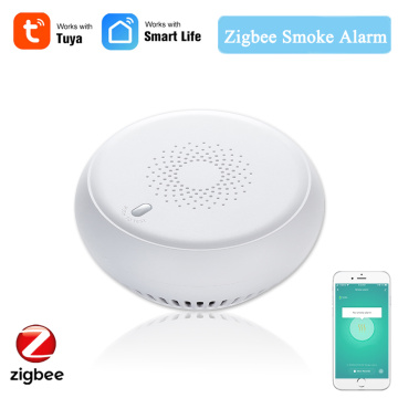 Tuya Zigbee 3.0 Fire Alarm Smoke Detector Smart Home System 2.4GHz High Sensitivity Safety Prevention Smoke Sensor Smoke Alarm