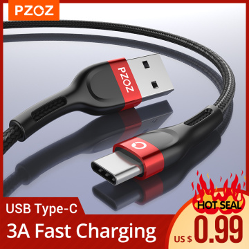 PZOZ usb c cable type c cable Fast Charging Data Cord Charger usb cable c For Samsung s10 s9 A51 xiaomi mi 10 redmi note 9s 8t