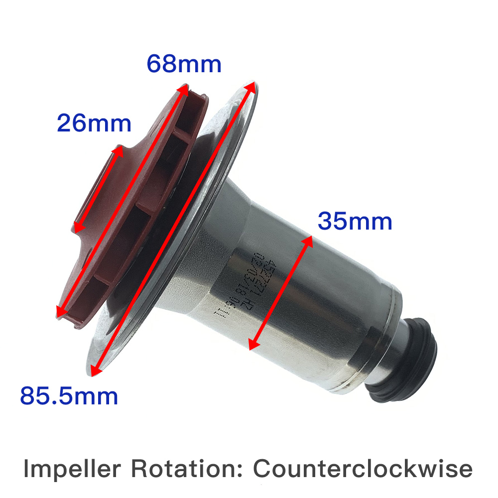 Gas Boiler Part Water Circulation Pump Motor Rotor/Water Leaves for Wilo Apply to Power 63W~83W