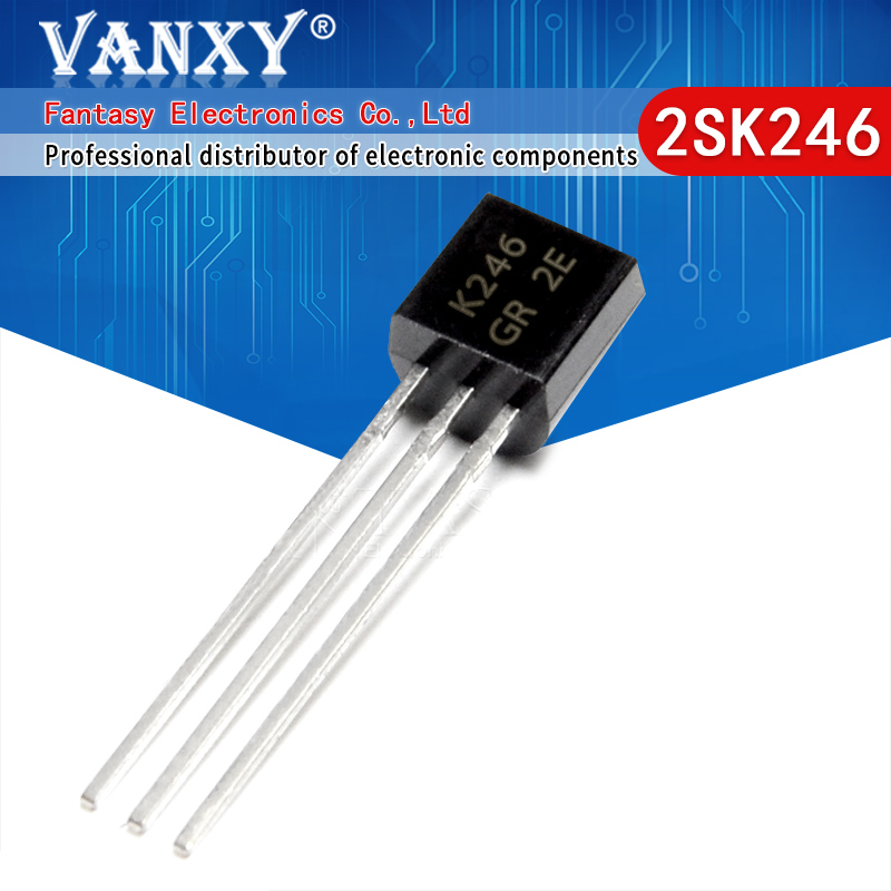 10pcs 2SK246-GR TO92 2SK246 K 246 TO-92 2SK246-Y Channel amplifier effect transistor