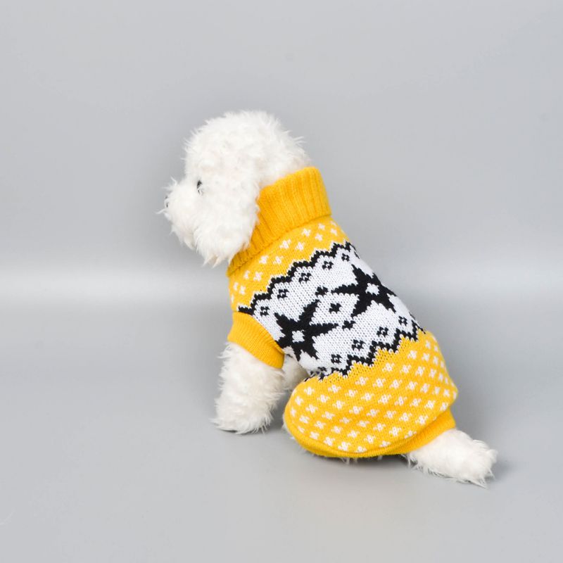Pet Clothes Turtleneck Small Dog Sweater Winter pet coat Pet Cat Dog Costume Knitwear for Small Medium Large Dogs