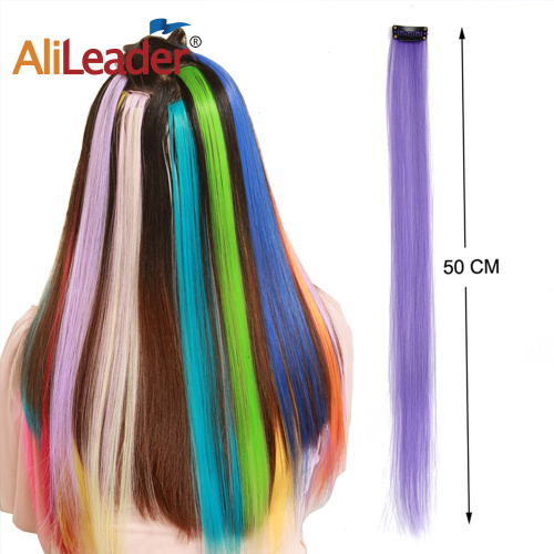 20inch Glow Hair Neon Glowing Synthetic Hair Extension Supplier, Supply Various 20inch Glow Hair Neon Glowing Synthetic Hair Extension of High Quality