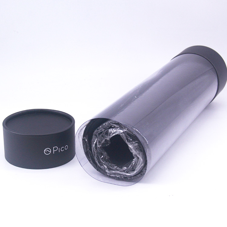 Paper Tube Gift Box with Clear PVC Window