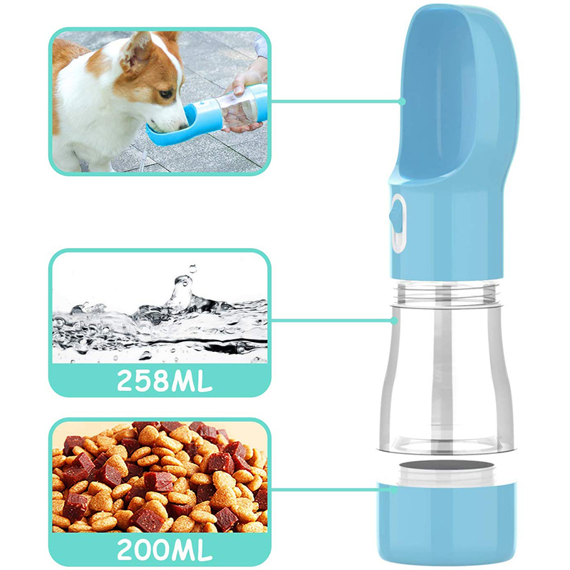 Dog Water Bottle Portable Pet Bowls Leak Proof Puppy Water Dispenser Waterers Cup Outdoor Walking Lightweight Travel Pets Feeder