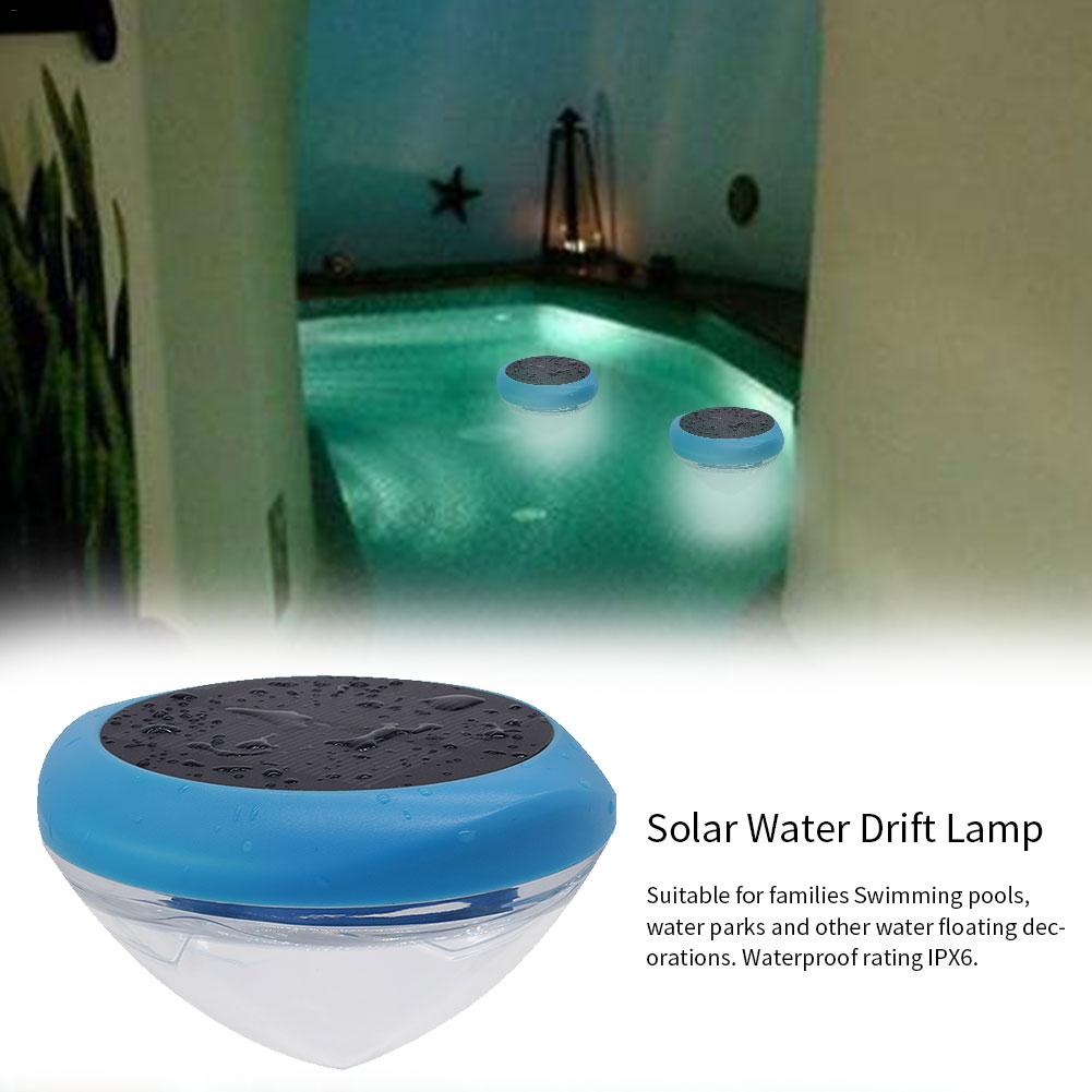 IPX6 Waterproof Pool Lights Solar Water Drift Lamp Waterproof Decorative Light For Swimming Pool Water Park Spotlight