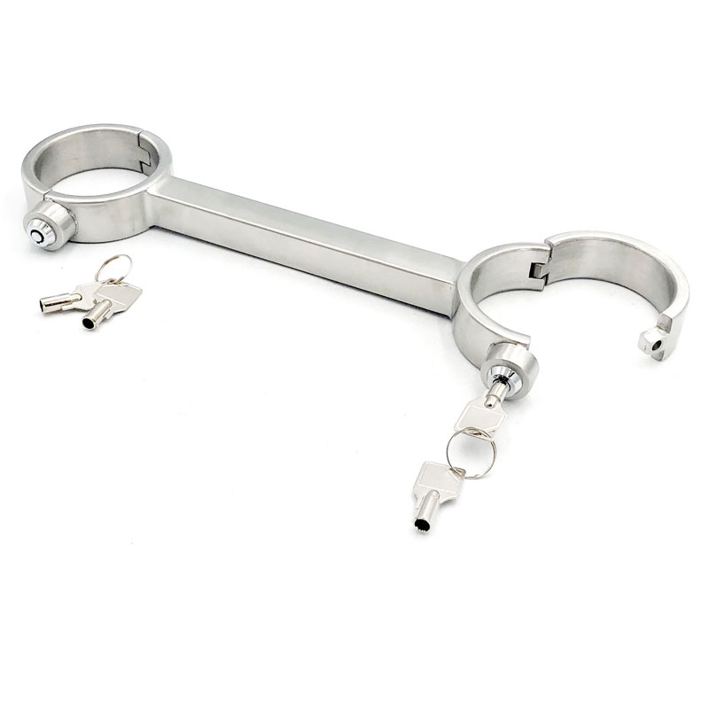Stainless Steel Spreader Bar Hand Fixed Bondage Cuffs Slave Restraints Handcuffs BDSM Torture Adult Games Sex Toys For Couples
