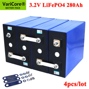 4PCS VariCore 3.2V 280Ah lifepo4 battery DIY 12V 24v 280AH Rechargeable battery pack for Electric car RV Solar Energy Tax Free