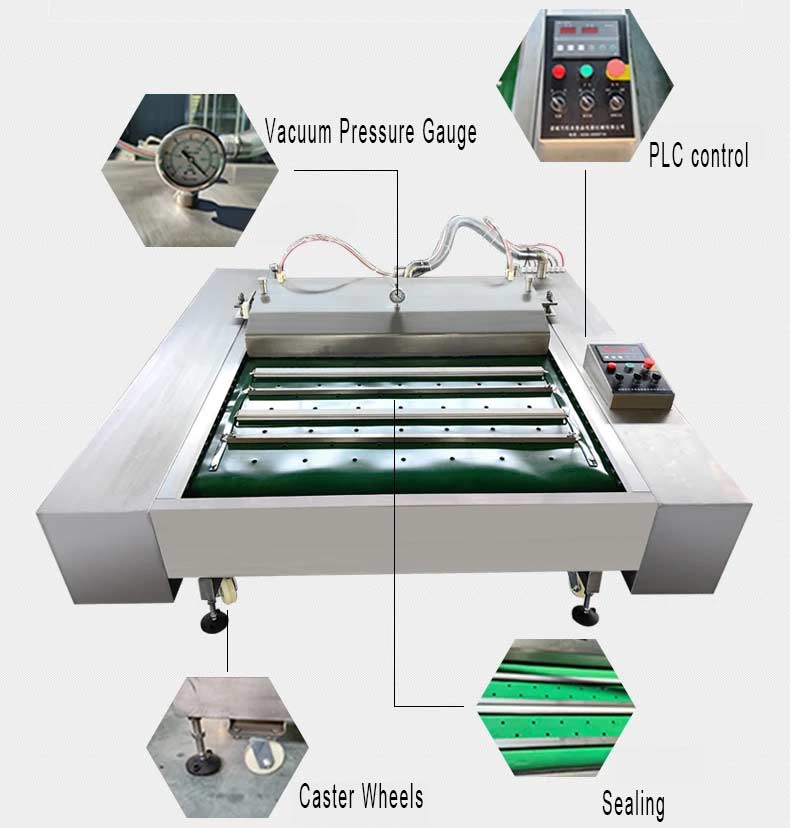 Continuous Belt Vacuum Packaging Machine Structure