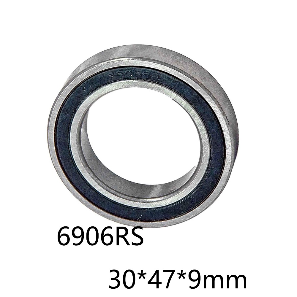 2pcs/lot 6906RS High-quality Deep Groove Ball Rolling Thin-wall Bearing 6906-RS 61906RS 30*47*9mm 30*47*9 Bearing Steel Material