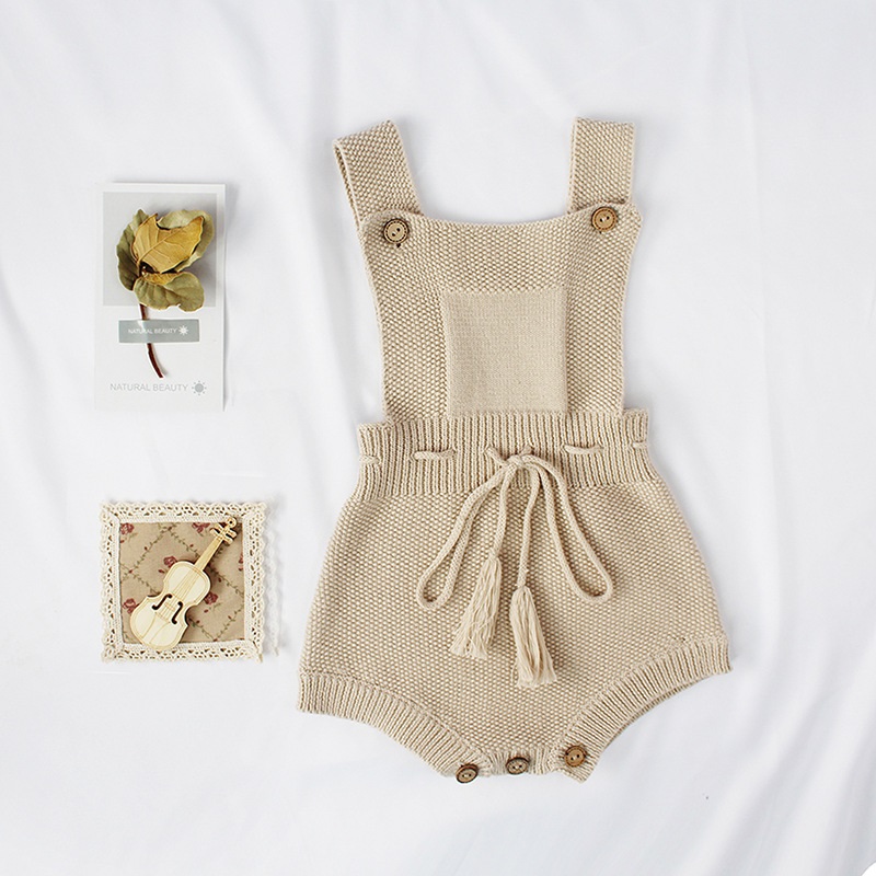 Baby Girls Knitting Romper Knitted Baby Romper Overalls Clothes Newborn Baby Girl Clothes Fashion Boys Girls Sweater Rompers