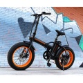 AOSTIRMOTOR Electric Bike 500W Foldable Ebike Fat Tire Beach City Men Women Bike 36V 13Ah Removable Lithium Battery