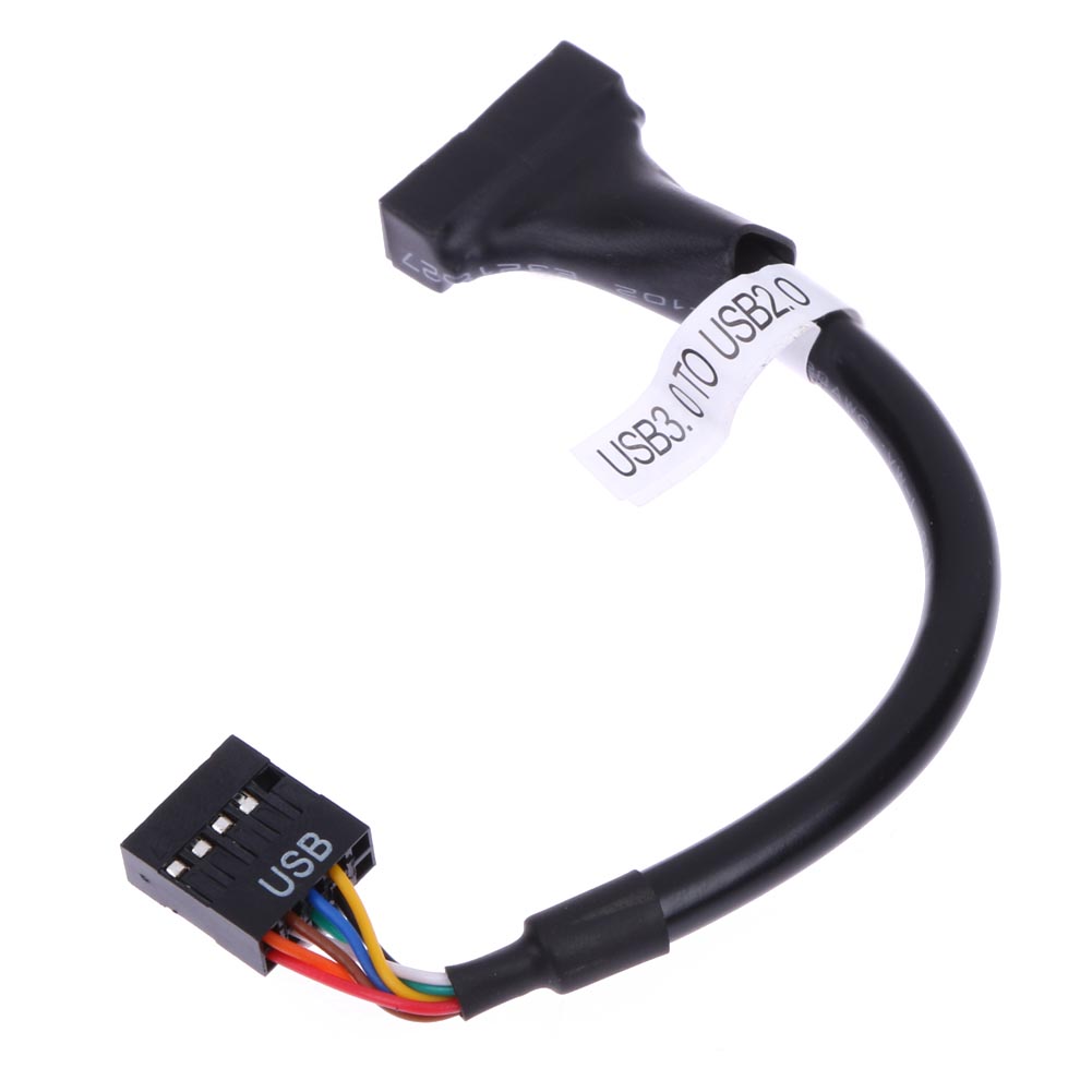 For CD-ROM floppy drive panel adapter USB 3.0 20Pin male to USB2.0 9-pin female flexible cable computer motherboard adapter