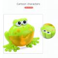 Baby Bath Toy Bubble Machine Big Frogs Automatic Bubble Maker Blower Music Bubble Maker Bathtub Soap Machine Toys for Children