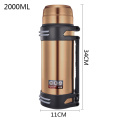 UPORS 1200ml/1600ml/2000ml Thermos with Strap Stainless Steel Thermos Bottle Vacuum Flask Portable Outdoor Travel Insulated Pot