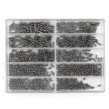 1000Pcs/set Stainless Steel Tiny Assortment For Clock Watch Eye Glasses Screws Repair Kit Tool Watch For Parts New 2021