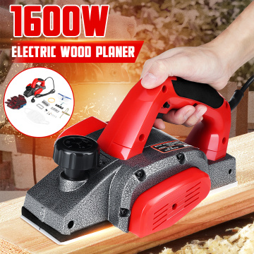 Electric Planer 1800W/1600W/1200W Carpentry Tools Woodworking Multi-function Household Hand Plane Wood Cutting Planing Machine