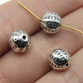 WYSIWYG 3pcs 9x10x10mm Spacer Beads For Jewelry Making Handmade Charm Bracelets Accessories European Small Hole Spacer Beads
