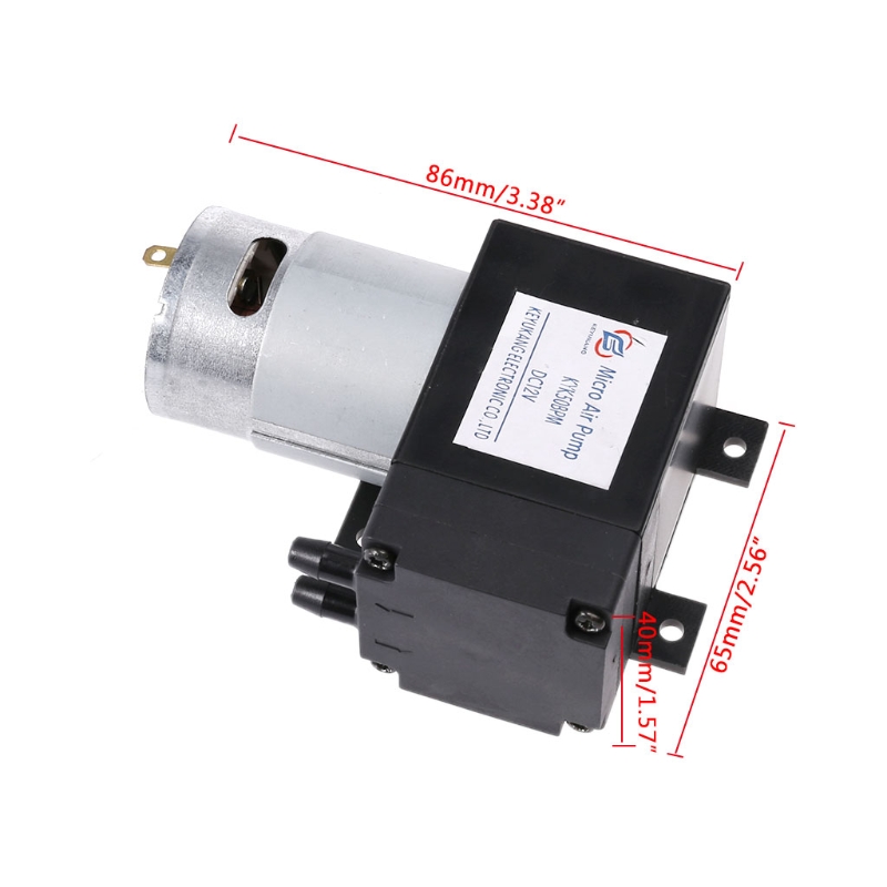 12V Mini Vacuum Pump 8L/min High Pressure Suction Diaphragm Pumps with Holder Dropship