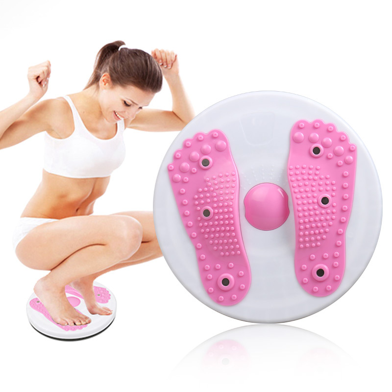 1pcs Balance Board Twist Boards Fitness Equipments Body Building Fitness Twister Exercise Magnet Waist Wringgling Plate Cord
