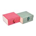 1PC Cute Bamboo Wooden Case Jewelry Box Ring Necklace Earrings Storage Organizer Makeup Case Holder 11 Colors